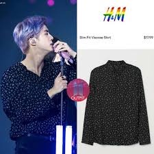 Circle room cypher · 2. Hnm Shirt H M Shirt Wor By Kim Seokjin Of Bts In Muster In Seoul Shopee Indonesia