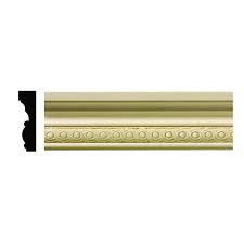 High impact clear rub rail provide protection while allowing wall color to show through. Ornamental Mouldings 1 2 In X 1 3 4 In X 96 In Hardwood White Unfinished Rondele Small Chair Rail Moulding 1602 8whw The Home Depot