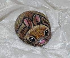 Animal Paintings Made To Order Painted Rocks Giraffe Etsy Painted Rock Animals Animal Paintings Rock Painting Art
