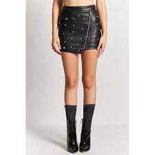 Black Star Leather Skirt Free Delivery Www Workscom Com Br