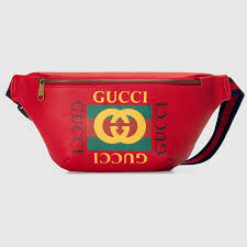 Sac Ceinture Rouge Imprime Gucci Sacs De Ceinture Sac Gucci Sac Mode