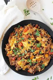 Stuffed Pepper Quinoa Skillet Cook Nourish Bliss
