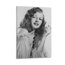 Amazon.com: Classic Actresses Rita Hayworth Sexy ​Poster Art Poster Canvas  Painting Decor Wall Print Photo Gifts Home Modern Decorative Posters  Framed/Unframed 20x30inch(50x75cm): Posters & Prints
