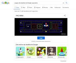 Juegos gratis cada día un juego nuevo para jugar! Juegos De Doodles De Google Populares Pac Man Hip Hop Y Mas