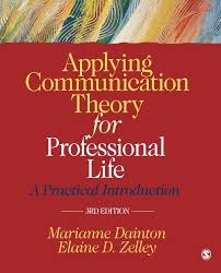 Applying Communication Theory For Professional Life A Practical Introduction Free Download By Array Communication Theory Theories Intrapersonal Communication