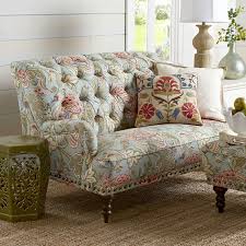 Chas Loveseat Blue Meadow Floral Sofa Couch And Loveseat Love Seat
