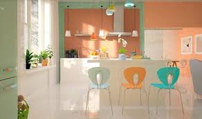 So, if you like sky blue and doesn't want a bold color, this choice of color for dining room is calming. Decorating The Dining Room Of Pastel Color Shade