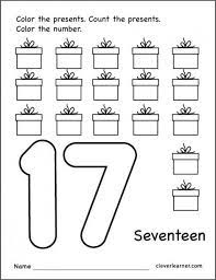 Printable Number 17 Worksheets Numbers Preschool Preschool Number Worksheets Kindergarten Worksheets