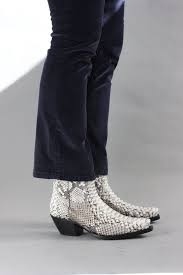 Black And White Snakeskin Cowboy Boots R13 Cowboy Ankle Boot Brown Snake On Garmentory Boots Ankle Boot Brown Ankle Boots