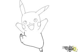How To Draw Pikachu Ver 2 Drawingnow Follow the simple instructions and in no time you've created a great looking pikachu drawing. how to draw pikachu ver 2 drawingnow