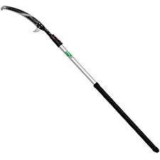 Hayate is a modern, professional, aluminum telescopic saw. Notch Nobasu Telescoping Pole Saw With Silky Hayate Blade