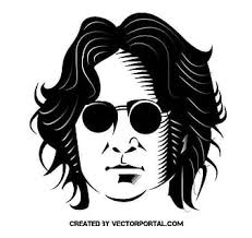 John Lennon Vektorgrafiken eps svg ai