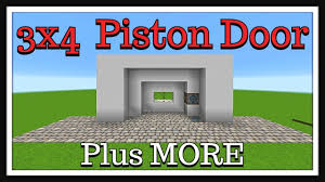 Check spelling or type a new query. Minecraft Tutorial 3x4 Piston Door Security Features Minecraft Redstone Minecraft Tutorial Amazing Minecraft