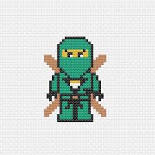 Ninjago Cross Stitch Pattern Free Lloyd Garmadon Ninja Green Ninja Lego Movi Cross Stitch Patterns Modern Cross Stitch Patterns Cross Stitch Patterns Free