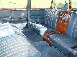 600 Pullman Blue Leather Rear Interior Dream Cars Classic Cars Cool Cars