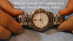Wenger Swiss Military How To Change The Battery To A Quartz Watch