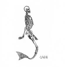 Art print by eb hudspeth. Mermaid Skeleton Album On Imgur