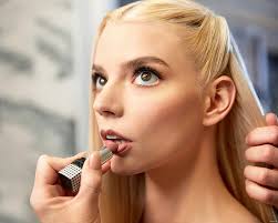 Anya Taylor-Joy, closeup, blondes, actress, lipstick, HD wallpaper