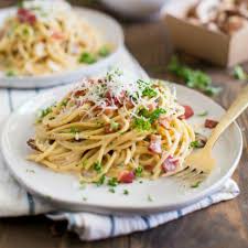 Pin By Michaela Lindberg On Foods I Would Like To Try Carbonara Pasta Bacon Pasta Recipes Pasta Carbonara Recipe