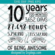 Download 10 Shirt Svg 10th Birthday Gift Svg 10 Year Old Birthday Svg Tenth Birthday Svg Ten Svg Girls 10th Birthday Svg 10 Svg 10th Birthday Svg Svgdogs