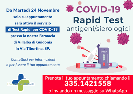 Schedule your appointment now and get tested. Covid 19 Farmacie San Raffaele