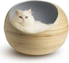 We preferred beds that were widely available from retailers like amazon, bed bath & beyond, chewy. Amazon Com Fhasso Luxury Cat Bed Eco Friendly Natural Bamboo Handmade Cat Cave Bed With Washable Velvet Cushion Enclosed Premium Pet Bed Modern Decorative Design Pet Supplies