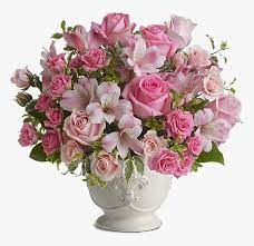 The focal point of most bouquets is a distinct centerpiece flower. Flowers Bouquet Roses Pink Hd Png Download Kindpng