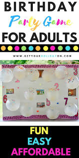 Birthday Activities For Adults Near Me Simple Diy Party Game For Adults 50th Birthday Party Games 40th Birthday Games 50th Birthday Games