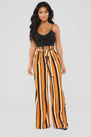 Black And White Striped Jumpsuit Outfit Ideas Flossie Floral Jumpsuit Black White Stripe Pants Outfit Striped Jumpsuit Floral Pants Outfit