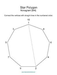 Star Polygon Worksheets Math Blog Homeschool Math Worksheets