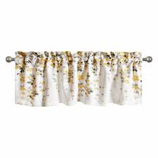 Country farmhouse style curtains for your home. Black Gray Silver Valances Kitchen Curtains You Ll Love In 2021 Wayfair