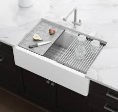 And the accessories that come with the sink are Workstation Sinks Ruvati Usa