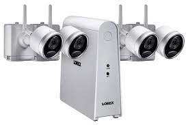 Wire Free Security Camera System With 4 Cameras