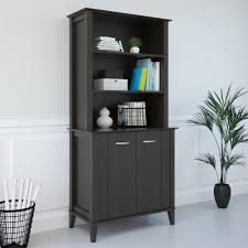 Free shipping on orders of $35+ and save 5% every day with your target redcard. Ameriwood Home Quinn Bookcase With Doors Espresso Walmart Com Walmart Com
