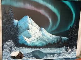 Image result for northern lights bob ross
