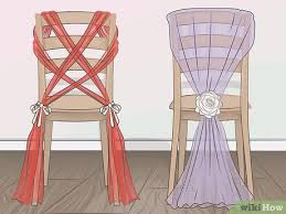 Lay the chair cushion on top of your fabric, and cut a large square that will wrap around the cushion. 4 Ways To Cover Dining Room Chairs Wikihow