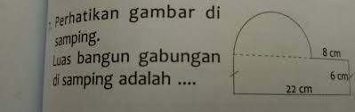 Check spelling or type a new query. Perhatikan Gambar Di Samping Luas Bangun Gabungan Di Samping Adalah A 64 Cmb 154 Cm C 209 Brainly Co Id