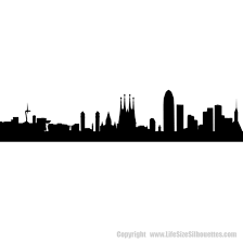 The current building, the city's fifth city hall, was completed in 1978 and replaced the dallas municipal building. Barcelona Spain Skyline Decals Wall Decor Cityscape