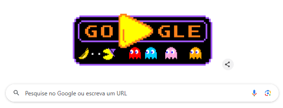 Pac-Man: entenda o motivo de jogo retrô estar na capa do Google