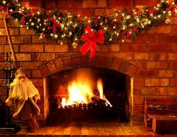 Resultado de imagen de christmas fireplace