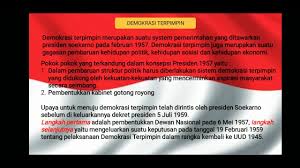 Pengaruh demokrasi terpimpin terhadap kehidupan politik, ekonomi, sosial, budaya, dan pendidikan bangsa indonesia. Sistem Dan Struktur Politik Dan Ekonomi Indonesia Masa Demokrasi Terpimpin Youtube