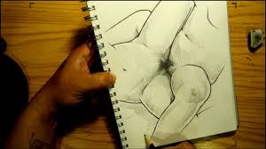 Dessin de crayon de sexe de deux filles