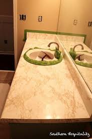 Touch device users, explore by touch or with swipe gestures. Update An Old Laminate Countertop Countertop Transformations Laminate Countertops Rustoleum Countertop Transformations