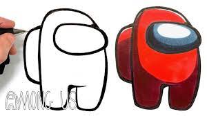 Voir plus d'idées sur le thème dessin facile fille, dessin, dessins faciles. Tuto Dessin Among Us Facile Etape Par Etape In 2021 Character Mario Characters Fictional Characters
