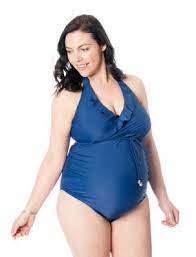 Plus Size Ruffled Maternity One Piece Swimsuit Maternity One Piece Swimsuit One Piece Maternity One Piece