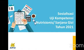 Check spelling or type a new query. Sosialisasi Pelaksanaan Uji Kompetensi Nutrisionis Sarjana Gizi 2021 Aipgi