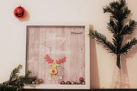 Auf jeden fall lenkt es ab. Bilderrahmen Zu Weihnachten Winterlich Dekorieren