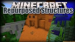 So you'll be able to download other people's creations and port them to your own minecraft. Download Repurposed Structures Mod 1 16 5 1 17 1 Wminecraft Net