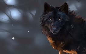Orientation is created vertical for placement on a typical 1080x1920 smartphone screen in portrait mode. Black Wolf Artwork Wolf Hd Wallpaper Wallpaper Flare