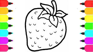 Draw this strawberry by following this drawing lesson. Drawing Easy Cute Drawing Easy Strawberry Novocom Top